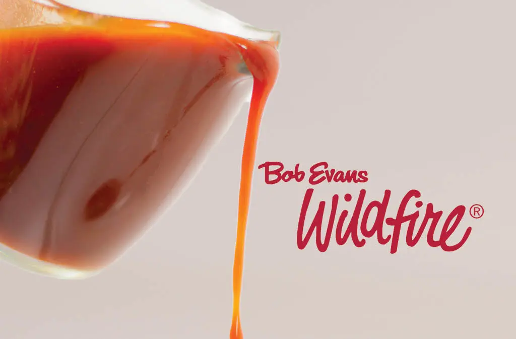 What is the origin of Bob Evans Wildfire® sauce?